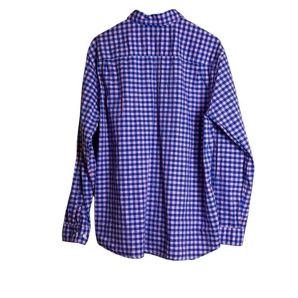 Hawker Rye pink & blue checkered button down shirt - Picture 8 of 8